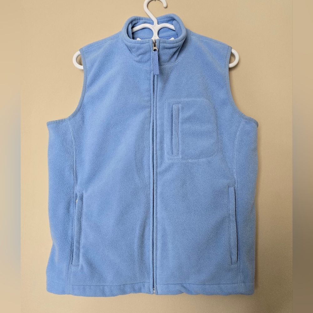 Denver Hayes Blue Full Zip Fleece Vest Extra Large - Picture 5 of 9